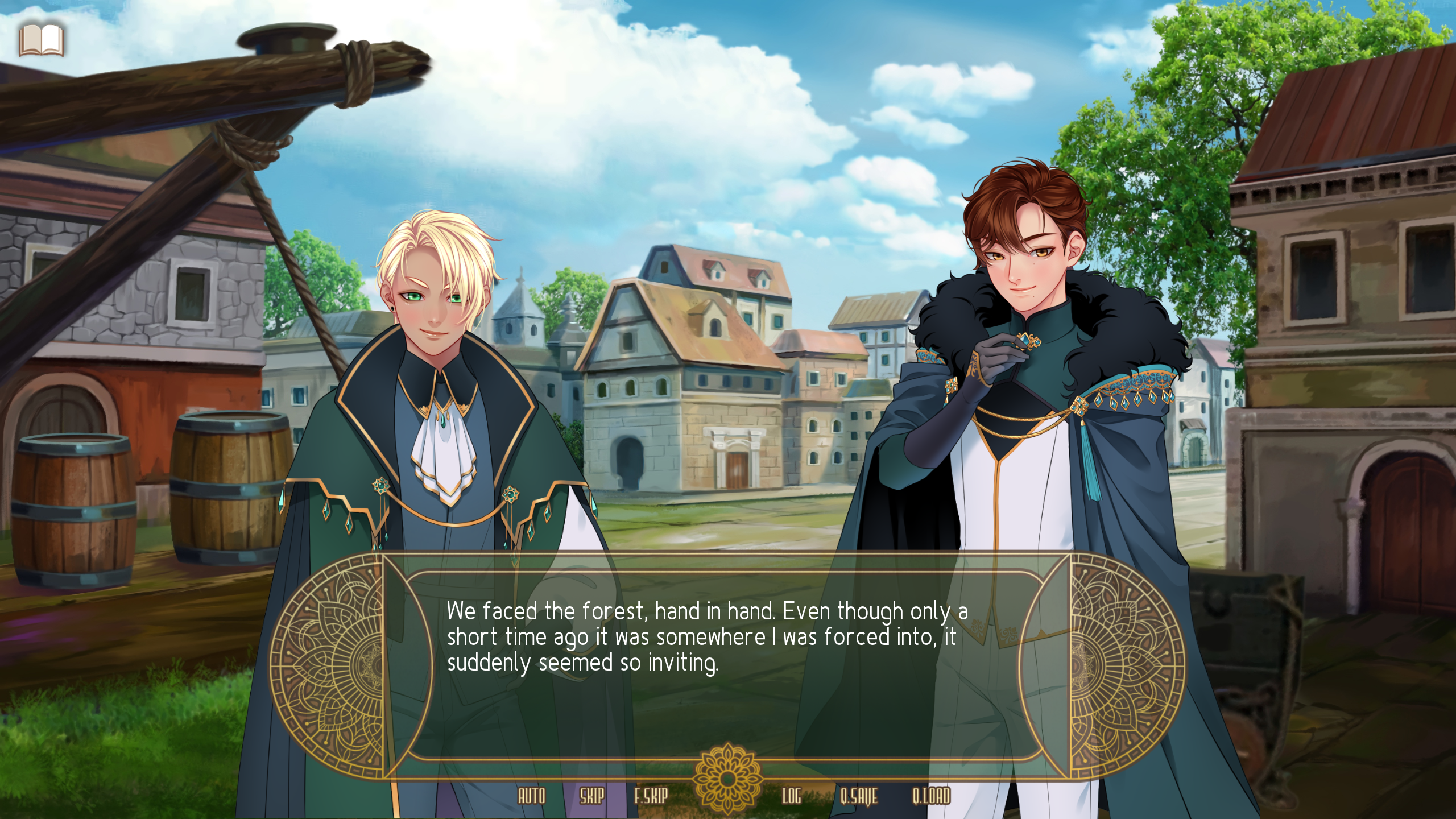 Cyne and Raen towards the end of the game