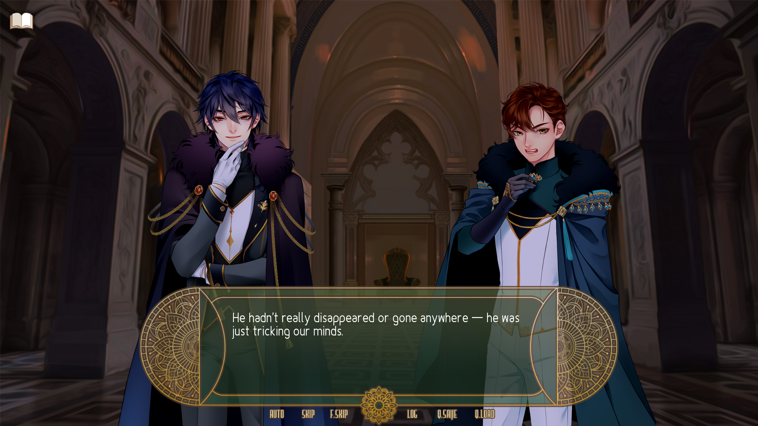 Two pretty boys. There are lots more in this game!